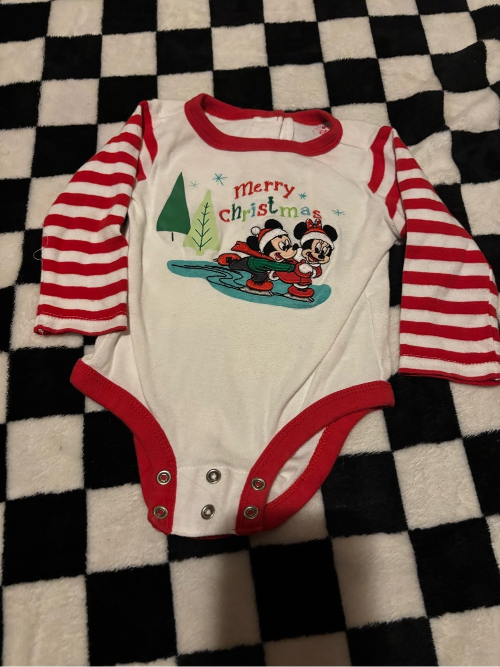 6/9 month Disney Christmas long sleeve shirt